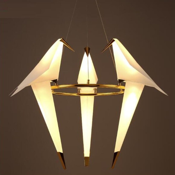 Подвесная светодиодная люстра Delight Collection 9165 9165P-3R gold