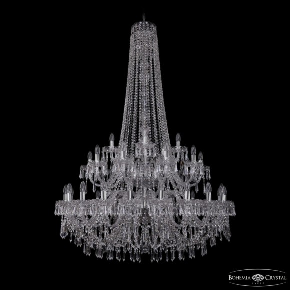 Подвесная люстра Bohemia Ivele Crystal 1403/20+10+5/400/h-164/2d Ni