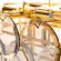 Подвесная люстра Divinare Chloe 7566/01 SP-13, Золото, Янтарный, Металл, крупный план