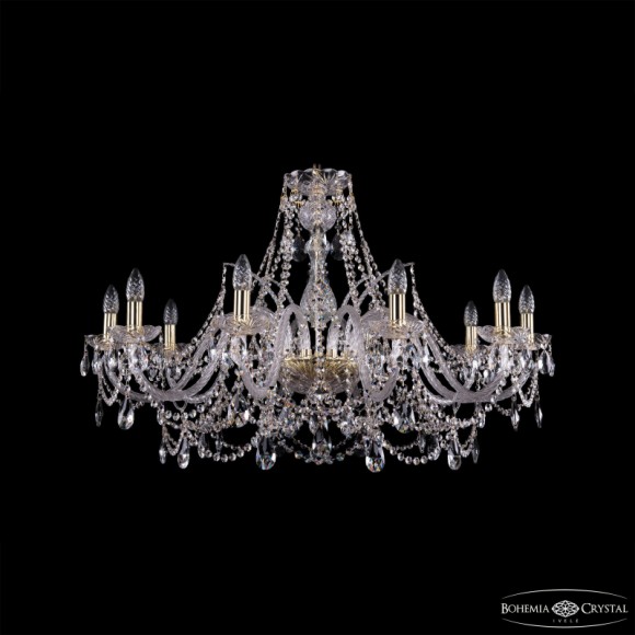 Подвесная люстра Bohemia Ivele Crystal 1411/10/360 G