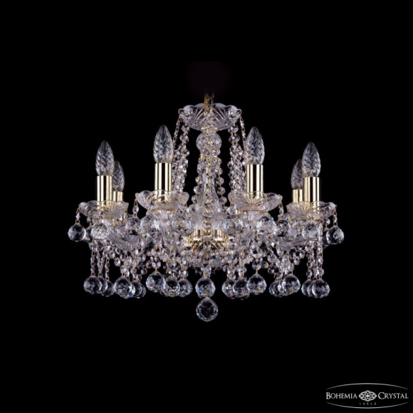 Подвесная люстра Bohemia Ivele Crystal 1413/8/165 G Balls