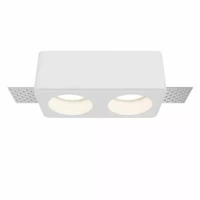 Встраиваемый светильник Maytoni Gyps Modern DL123-GU10-02-W
