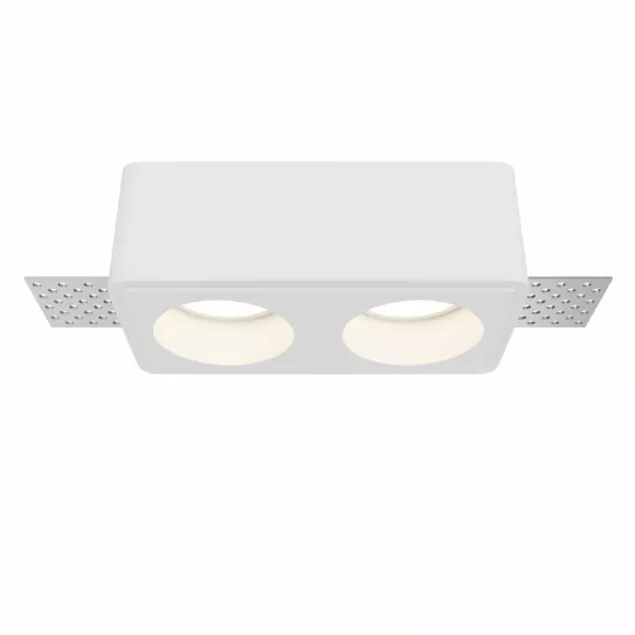 Встраиваемый светильник Maytoni Gyps Modern DL123-GU10-02-W Встраиваемый светильник Maytoni Gyps Modern DL123-GU10-02-W