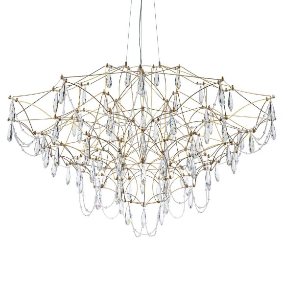 Подвесная светодиодная люстра с пультом управления Modelux ML.5602.1200P BS