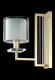Бра Crystal Lux Nicolas AP1 Gold/White