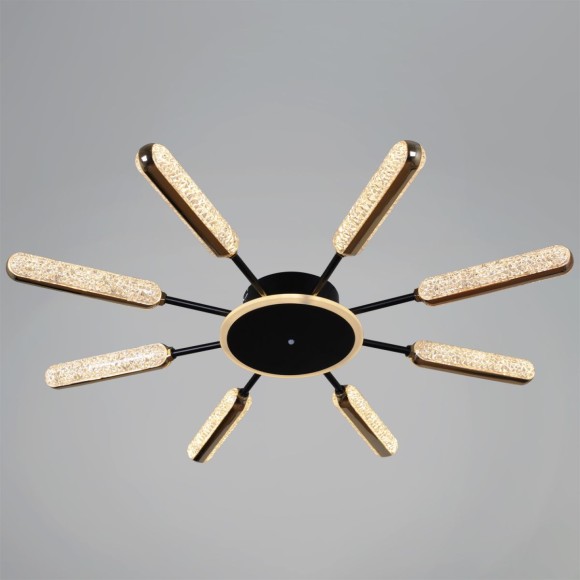 Потолочная люстра Reluce 08290-0.3-08 BK+GD