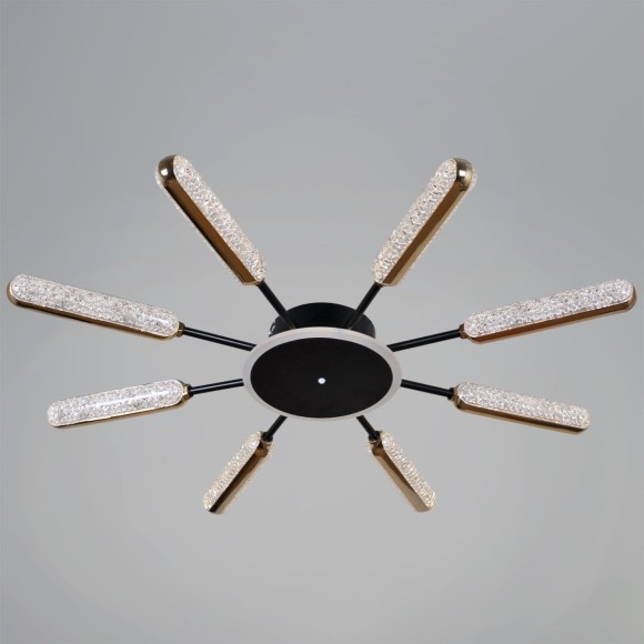 Потолочная люстра Reluce 08290-0.3-08 BK+GD