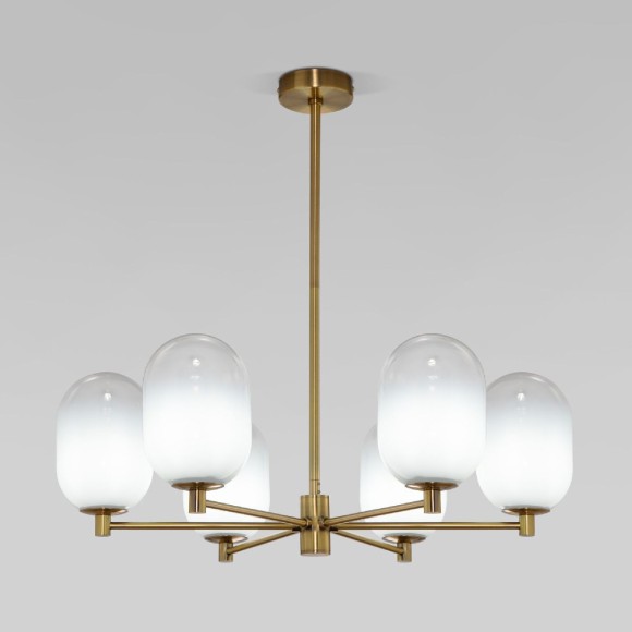 Люстра на штанге Eurosvet Loona 60161/6 латунь a065611