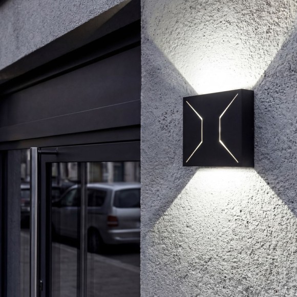 Уличный настенный светильник Uniel ULU-P32B-4W/4000K IP65 BLACK UL-00013620