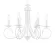 Подвесная люстра Ambrella Light Modern TR9611, Белый, Металл, Неоклассика стиль
