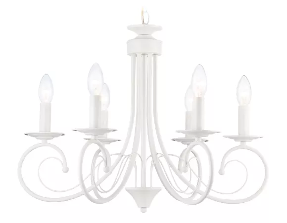 Подвесная люстра Ambrella Light Modern TR9611, Белый, Металл, Неоклассика стиль