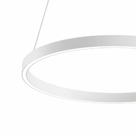 Подвесной светильник Maytoni Rim MOD058PL-L32WK, Белый, От теплого до нейтрального, Алюминий Подвесной светильник Maytoni Rim MOD058PL-L32WK, Белый, От теплого до нейтрального, Алюминий