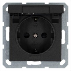 Розетка с/з со шторками с крышкой 16A Jasmart G5505B