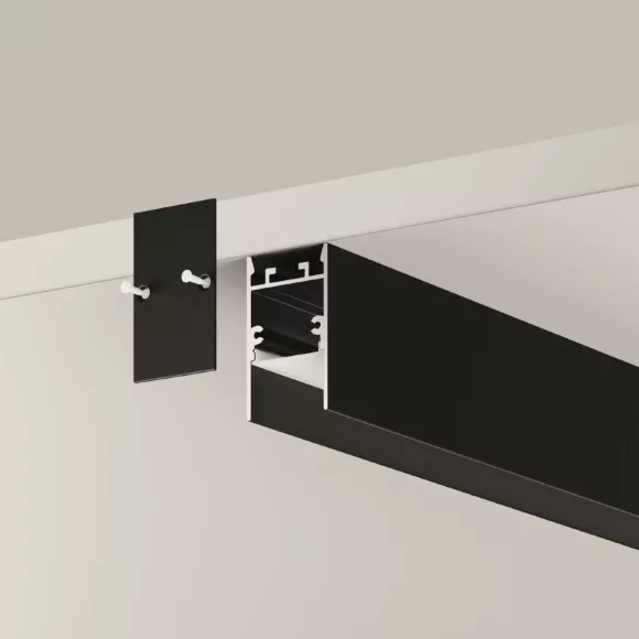 Алюминиевый профиль накладной-подвесной Maytoni Led Strip ALM-2542-B-2M 633010 Алюминиевый профиль накладной-подвесной Maytoni Led Strip ALM-2542-B-2M 633010