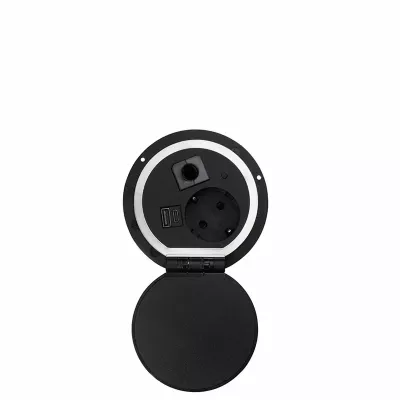 Блок розеток 51 (1 секция и 2 USB) Mebax 00-00000828