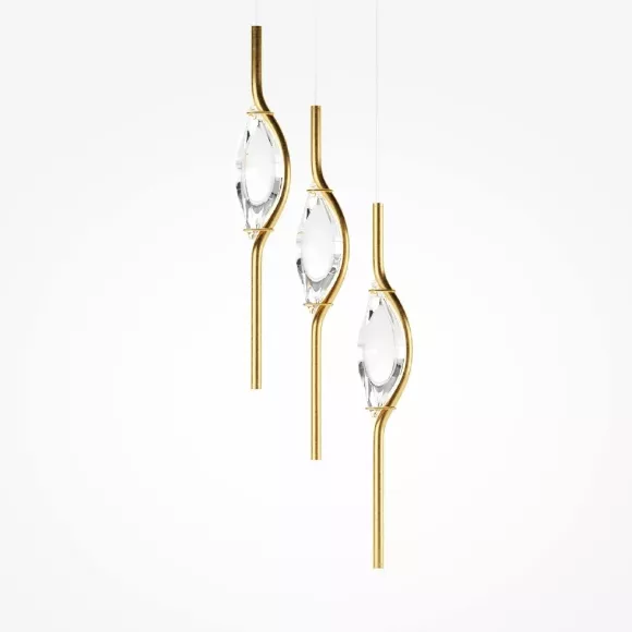 Подвесной светильник Maytoni Foresight MOD347PL-L24BS3K, декоративные элементы крупным планом Подвесной светильник Maytoni Foresight MOD347PL-L24BS3K, декоративные элементы крупным планом