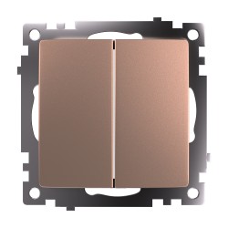 Переключатель одноклавишный Stekker GLS10-7107-02 Катрин 49169