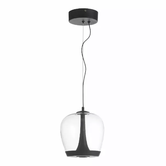 Подвесной светильник ST Luce Ripple SL6014.423.01, Черный, Прозрачный, Теплый белый Подвесной светильник ST Luce Ripple SL6014.423.01, Черный, Прозрачный, Теплый белый