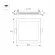 Встраиваемый светодиодный светильник Arlight DL-225x225M-21W Day White 020136