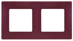Рамка 2-постовая Legrand Etika сливовая 672562