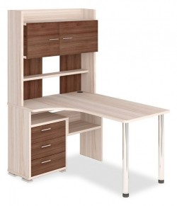 Стол компьютерный Домино СР-133-150 КШ-Ч-ЛЕВ MER_SR-133-150_KSH-CH-LEV