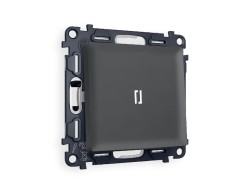 Комплект механизма 1-кл выключателя с подсветкой Ambrella Volt Alfa MA902015