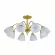 Люстра на штанге Escada Ilex 150003/8R Gold ES0000034, Золото, Белый, Металл