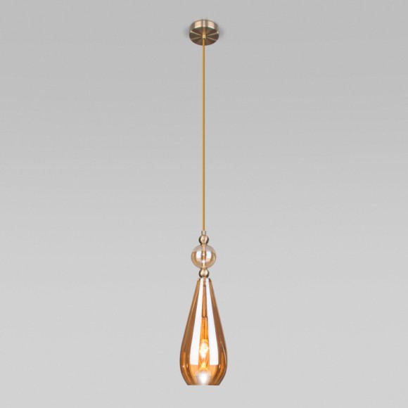 Подвесной светильник Eurosvet 50202/1 янтарный