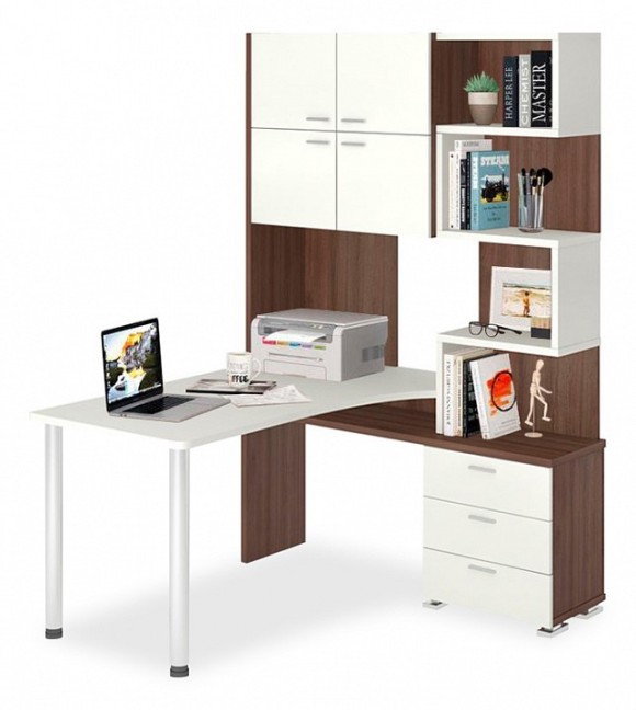 Стол компьютерный Домино СР-500М/140 MER_SR-500M-140-SHBEBE-CH-PRAV