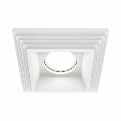 Встраиваемый светильник Maytoni Gyps Modern DL005-1-01-W-1