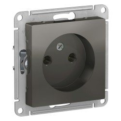 Розетка б/з, 16А Systeme Electric AtlasDesign Сталь ATN000941