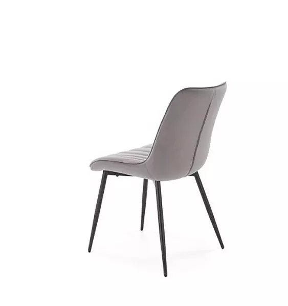 Стул K589 HLM_V-CH-K_589-KR-POPIELATY, черный, серый, металл Стул K589 HLM_V-CH-K_589-KR-POPIELATY, черный, серый, металл