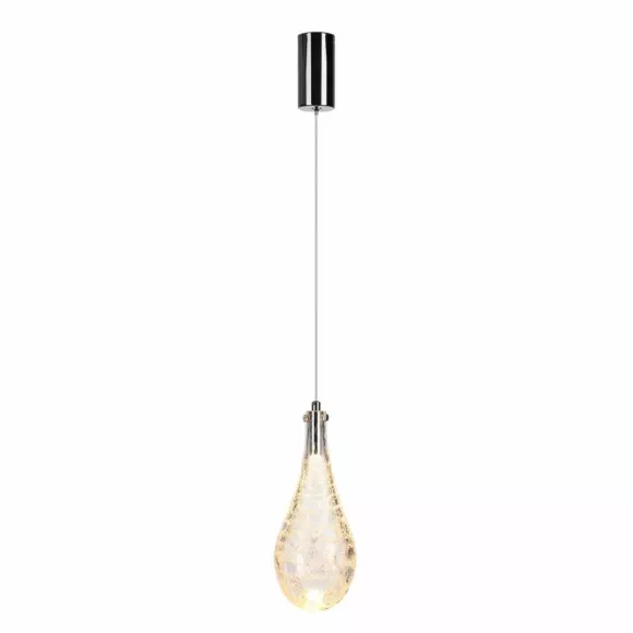 Подвесной светильник Odeon Light L-Vision Incanto 7148/5L, Хром, Прозрачный, Теплый белый, крупный план Подвесной светильник Odeon Light L-Vision Incanto 7148/5L, Хром, Прозрачный, Теплый белый, крупный план