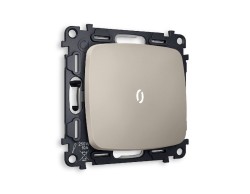 Комплект механизма 1-кл проходного выключателя с подсветкой Ambrella Volt Omega MO362035