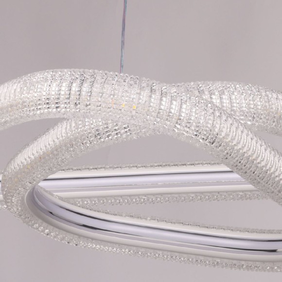 Подвесная светодиодная люстра с пультом управления De Markt Оскар 510015201