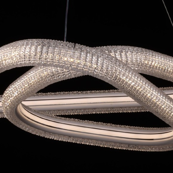 Подвесная светодиодная люстра с пультом управления De Markt Оскар 510015201