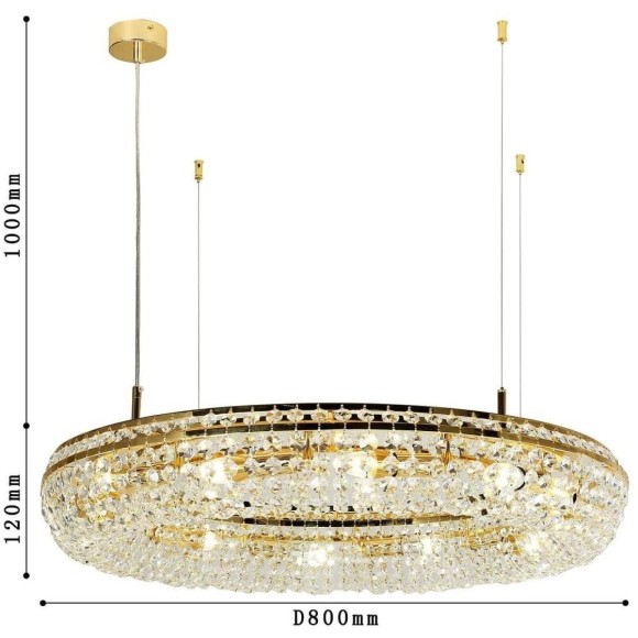 Подвесная люстра Favourite Monilibus 4015-12P