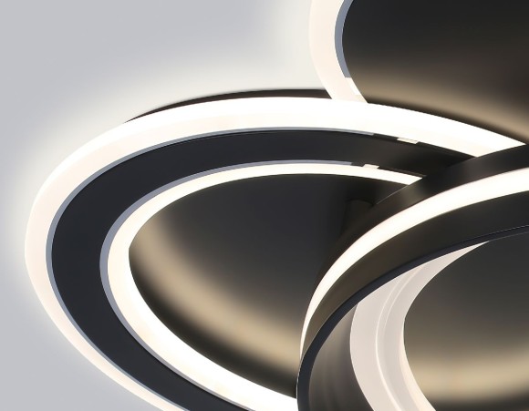 Потолочная светодиодная люстра с пультом управления Ambrella Light Disk FA8515