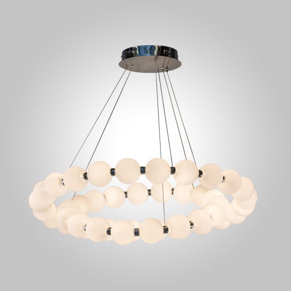 Подвесная светодиодная люстра AM Group Pearl PEARL-D800+600 CH