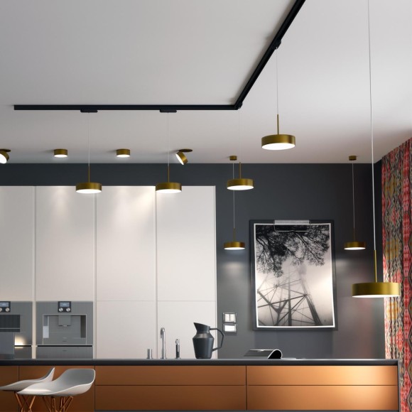 Светодиодный спот Novotech Prometa 358754, LED, 24W, золото