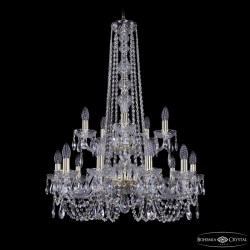 Подвесная люстра Bohemia Ivele Crystal 1402/10+5/240/h-90/2d G