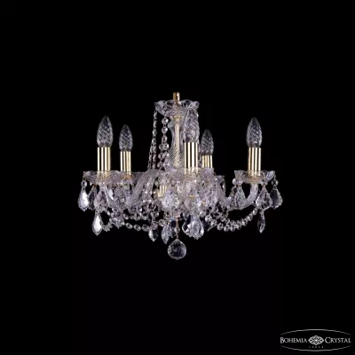 Подвесная люстра Bohemia Ivele Crystal 1402/5/141 G Leafs
