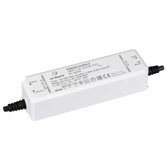 Блок питания Arlight ARPV-SP-24100-PFC (24V, 4.2A, 100W) 043672 Блок питания Arlight ARPV-SP-24100-PFC (24V, 4.2A, 100W) 043672