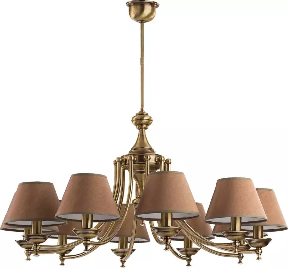 Люстра на штанге Kutek San Marino Lampshade SAN-ZW-10(P/A)CR
