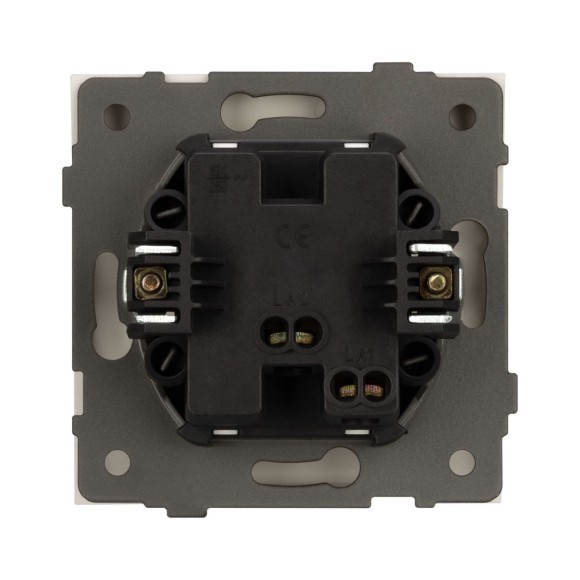 Механизм выключателя одноклавишный непроходной Arlight SWT-TENDO-MK01-PL-WH (230V, 10A) 054033