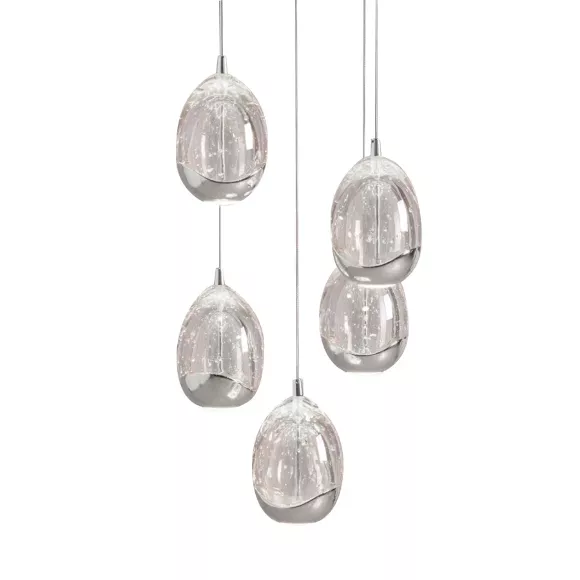 Подвесной светильник DeLight Collection Terrene MD13003023-5A chrome, декоративные элементы крупным планом