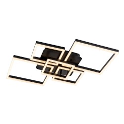 Потолочная светодиодная люстра с пультом управления LED4U L11040-5 BK