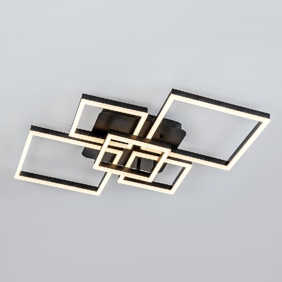 Потолочная светодиодная люстра с пультом управления LED4U L11040-5 BK