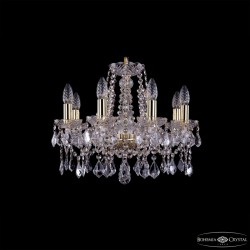 Подвесная люстра Bohemia Ivele Crystal 1413/8/165 G Leafs