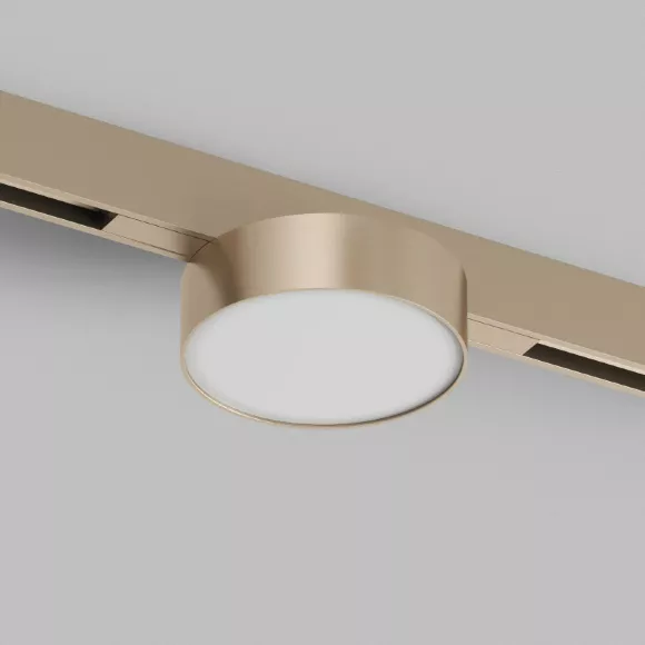 Трековый светильник Denkirs SHINE PRIME FLOW 3000К DK4762-CP, Шампань, Теплый белый, Алюминий Трековый светильник Denkirs SHINE PRIME FLOW 3000К DK4762-CP, Шампань, Теплый белый, Алюминий